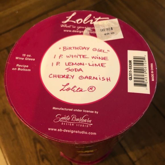 Lolita Birthday Wine Glass - Picture 3 of 6